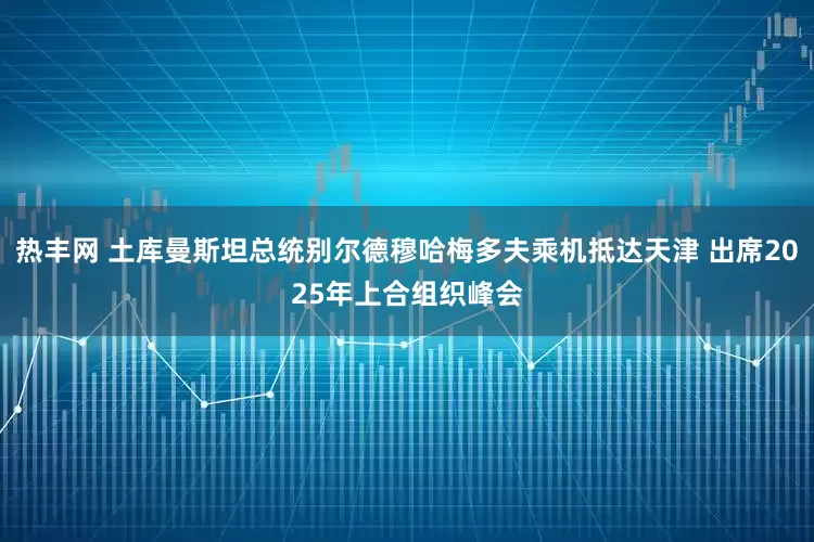 热丰网 土库曼斯坦总统别尔德穆哈梅多夫乘机抵达天津 出席2025年上合组织峰会